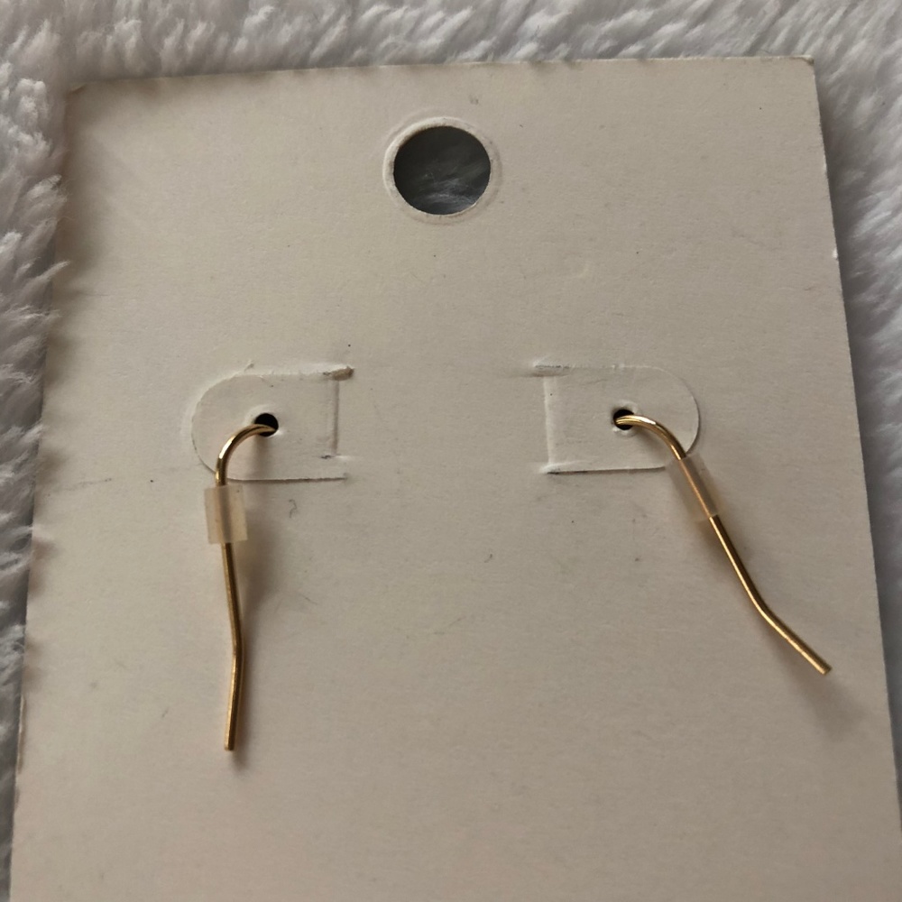 J. Crew Moon and Star Earrings Gold - Picture 2 of 2